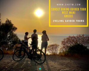 Sunset biking guided tour